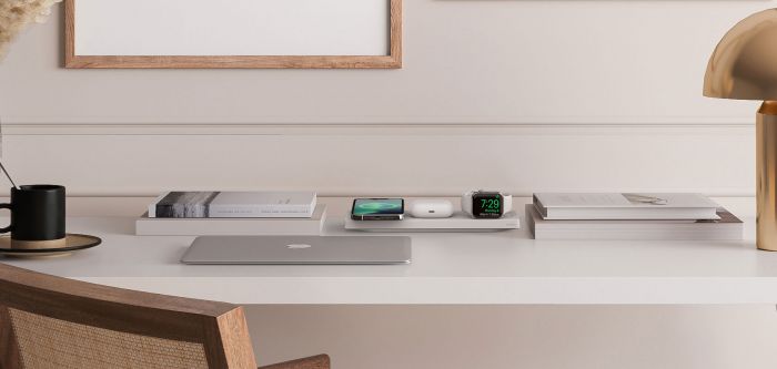 Бездротовий ЗП Belkin 3in1 MagSafe, white