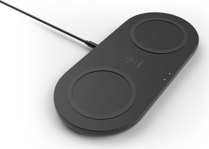 Belkin Бездротовий ЗП Dual Pads Wireless Charging Qi, 15W, black