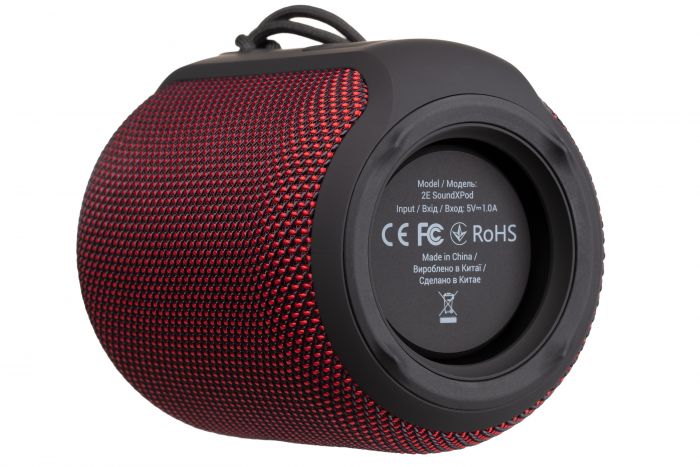 Акустична система 2E SoundXPod TWS, MP3, Wireless, Waterproof Red