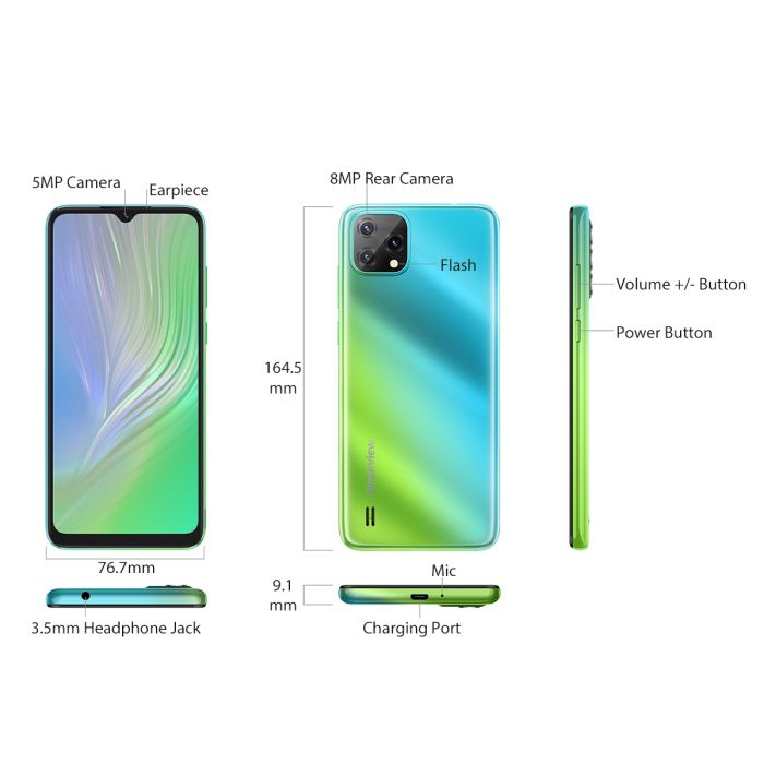 Смартфон Blackview A55 3/16GB 2SIM Twilight Blue