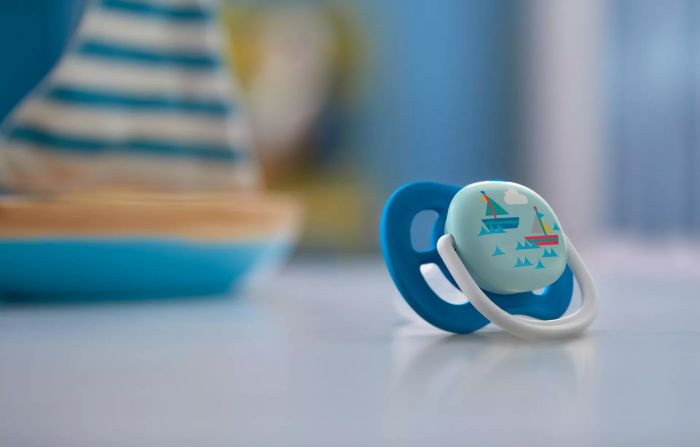 Пустушка Avent ортодонтична Ultra Air I love для хлопчиків 6-18 міс 2шт SCF080/03
