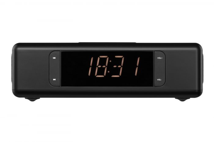 Акустична док-станція 2E SmartClock Wireless Charging, Alarm Clock, Bluetooth, FM, USB, AUX Black
