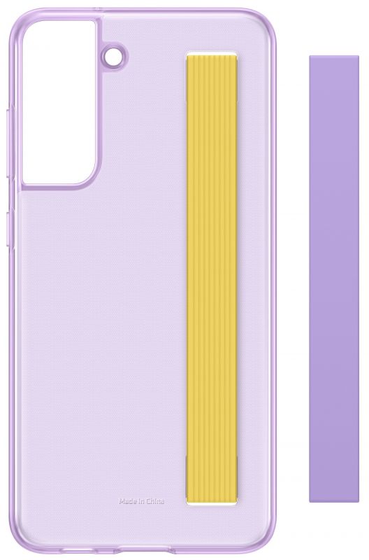 Чохол Samsung Clear Strap Cover для смартфону Galaxy S21 FE (G990) Lavender