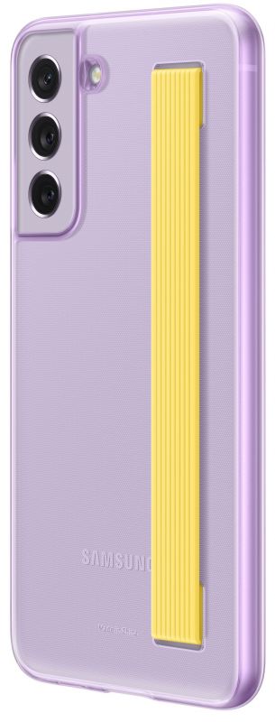 Чохол Samsung Clear Strap Cover для смартфону Galaxy S21 FE (G990) Lavender