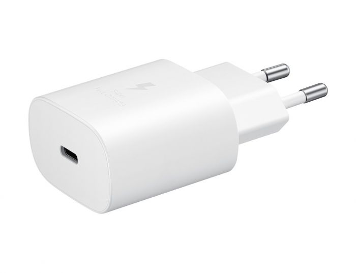 Мережевий зарядний пристрій Samsung 25W PD Wall Charger + Type-C Cable White