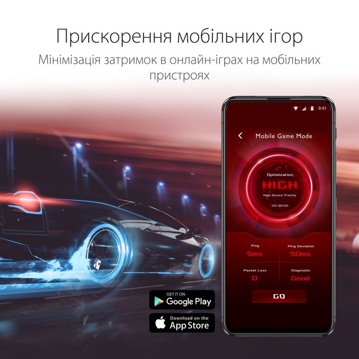 Маршрутизатор ASUS RT-AX86S AX5700 4xGE LAN 1xGE WAN 2xUSB3.2 MU-MIMO OFDMA MESH