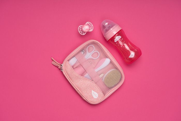 Набір по догляду за дитиною Nuvita Великий 0м+ рожевий NV1146PINK