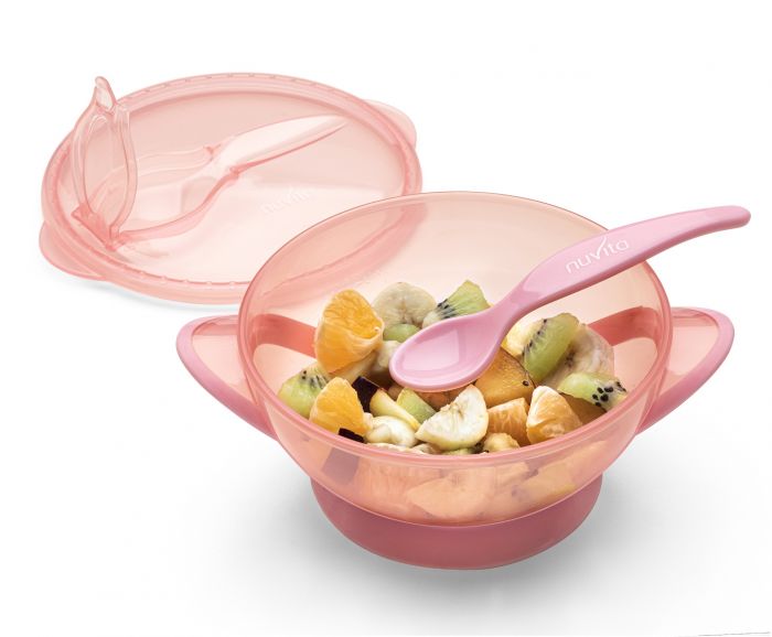 Набір для годування дорожній Nuvita COOL 6м+ Рожевий NV1421COOLPink