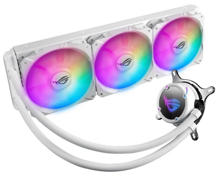 Система рідинного охолодження ASUS ROG_STRIX_LC_360_RGB WHITE EDITION LGA 115x,1366, 2011, 2011-3, 2066;AMD: AM4, TR4 RGB WHITE EDITION