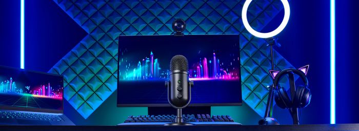 Мікрофон Razer Seiren V2 Pro Black