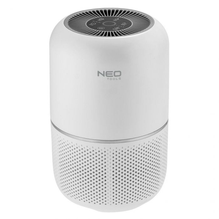 Очисник повітря Neo Tools, 3 в 1, 35 Вт, HEPA H13, вуглець, 150 м3/год, площа 18 м2, індикатори якості повітря та зношування фільтра