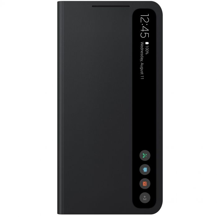 Чохол Samsung Clear View Cover для смартфону Galaxy S21 FE (G990) Dark Gray