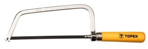 Ножівка по металу TOPEX, ручка дерев'яна, 150 мм
