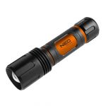 Ліхтар ручний NEO, 1500 люмен, 20Вт, LED CREE XHP50.2, 3 функції освітлення, алюмінієвий, 6xAA, IPX4