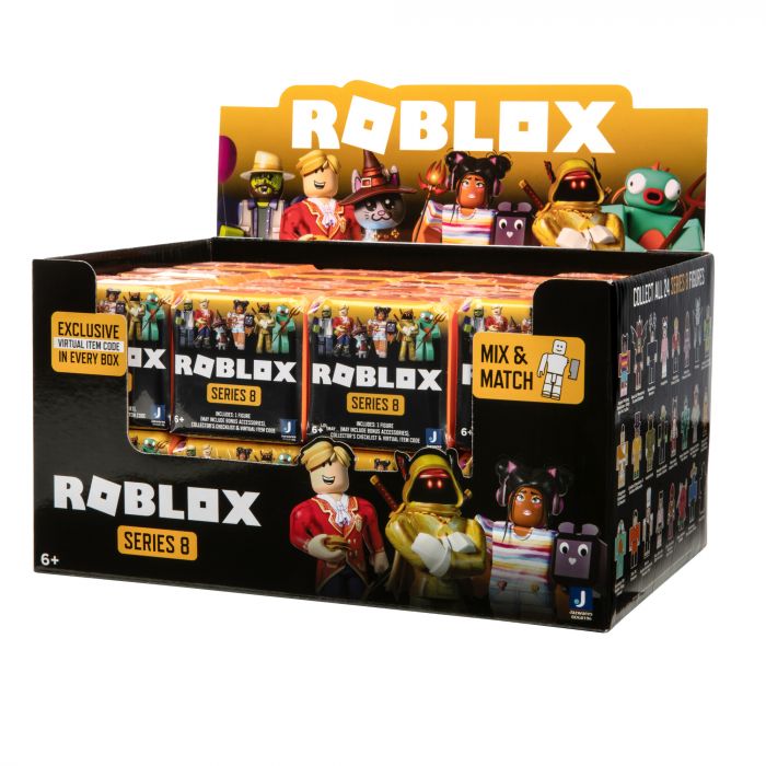Ігрова колекційна фігурка Jazwares Roblox Mystery Figures Neon Orange Assortment S8