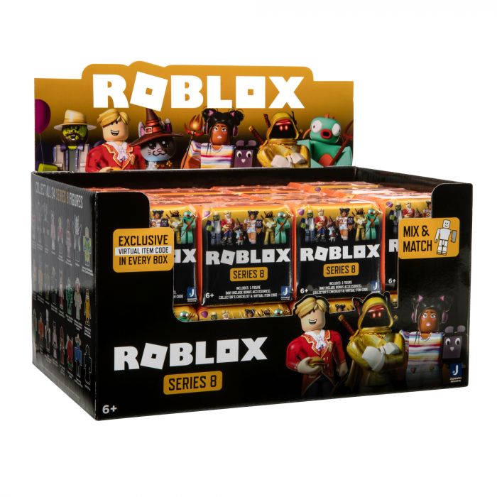 Ігрова колекційна фігурка Jazwares Roblox Mystery Figures Neon Orange Assortment S8