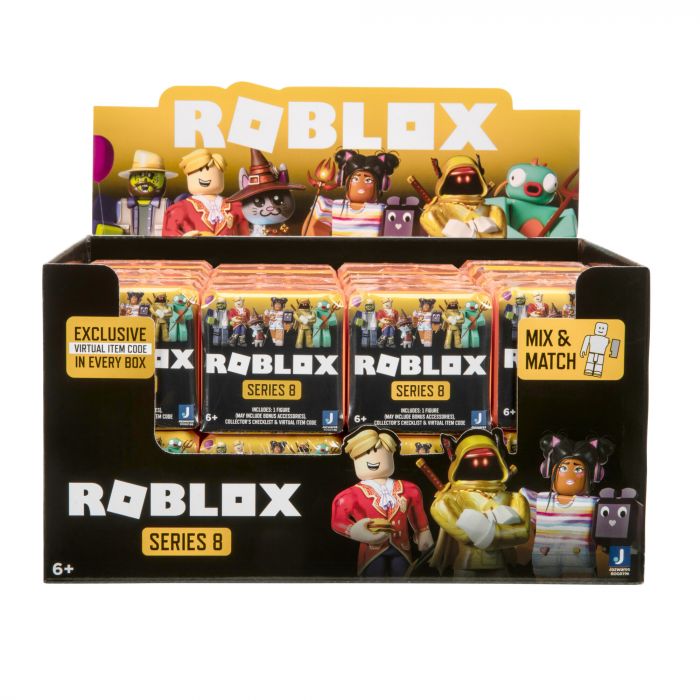 Ігрова колекційна фігурка Jazwares Roblox Mystery Figures Neon Orange Assortment S8