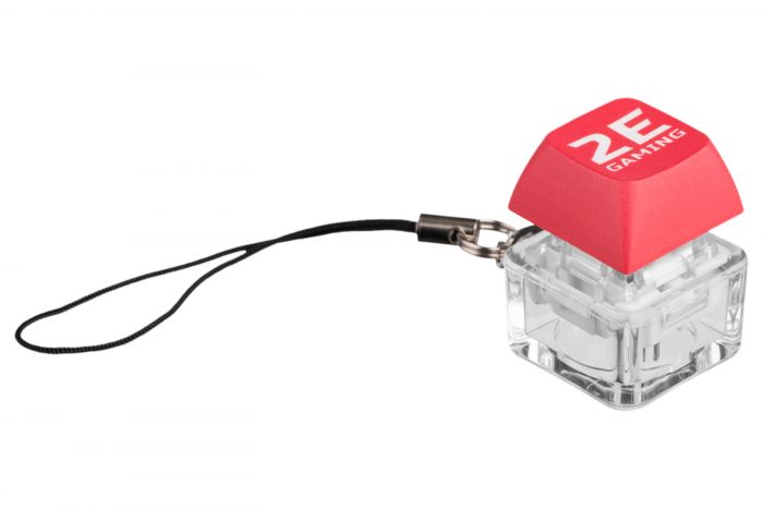 Клавіатура 2E GAMING KG370 RGB 68key Gateron Brown Switch USB White UKR