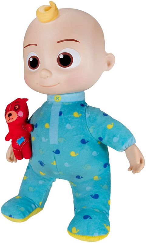 М’яка іграшка CoComelon Roto Plush Bedtime JJ Doll Джей Джей зі звуком