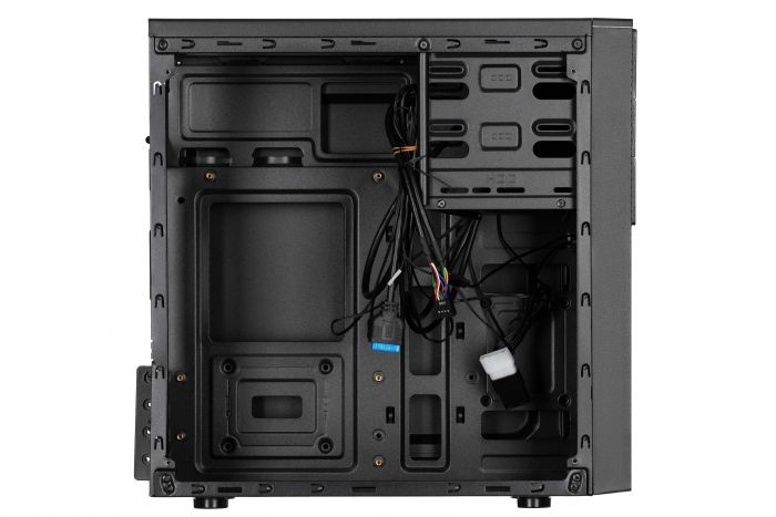 Корпус 2E BASIS (RD850) MiniT, Micro ATX,Mini ITX, 2xUSB2.0, 1xUSB3.0, 1x120мм ARGB, акрил (бічна панель), без БЖ, чорний