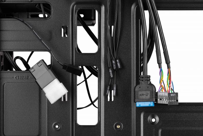 Корпус 2E BASIS (RD850) MiniT, Micro ATX,Mini ITX, 2xUSB2.0, 1xUSB3.0, 1x120мм ARGB, акрил (бічна панель), без БЖ, чорний
