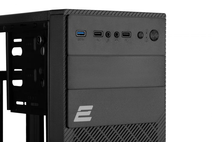 Корпус 2E BASIS (RD850) MiniT, Micro ATX,Mini ITX, 2xUSB2.0, 1xUSB3.0, 1x120мм ARGB, акрил (бічна панель), без БЖ, чорний
