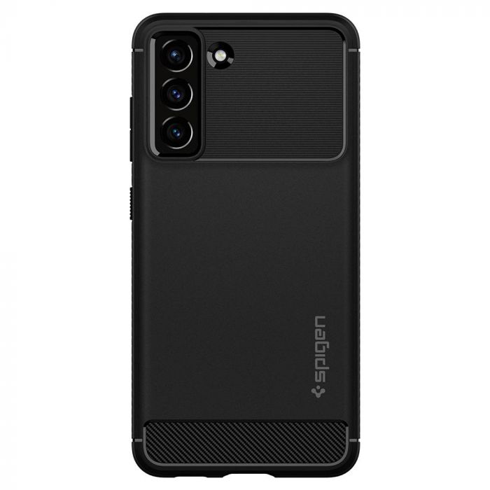 Чохол Spigen для Samsung Galaxy S21 FE Rugged Armor, Matte Black