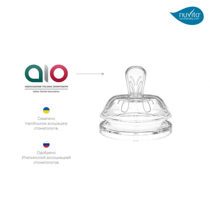 Дитяча Антиколікова пляшечка Nuvita NV6051 Mimic Collection 330мл синя