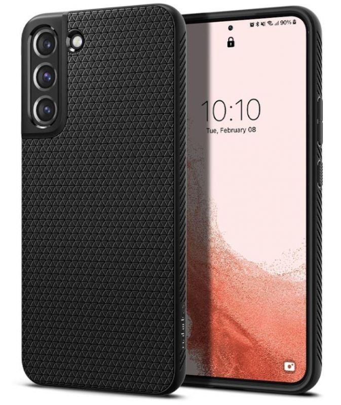 Чохол Spigen для Samsung Galaxy S22 Liquid Air, Matte Black