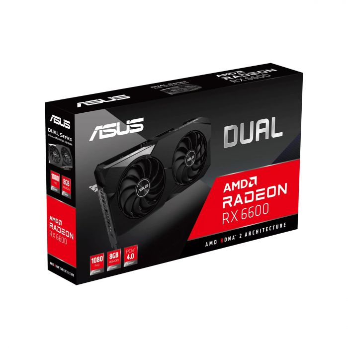 Вiдеокарта ASUS Radeon RX 6600 8GB DDR6 DUAL