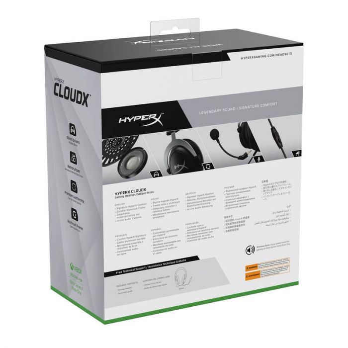 Гарнітура HyperX CloudX 3.5mm Gun Metal