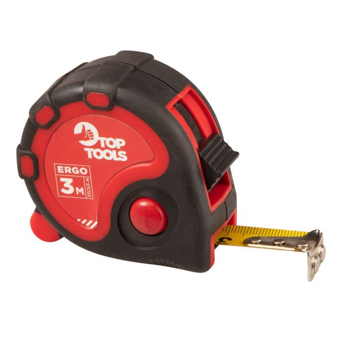 Рулетка Top Tools, сталева стрічка, 3 м x 16 мм