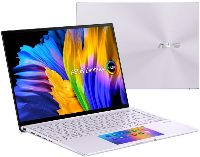 Ноутбук ASUS ZenBook UX5400EG-KN129 14WQXGA+ Touch OLED/Intel i7-1165G7/16/1024F/NVD450-2/noOS/Lilac Mist