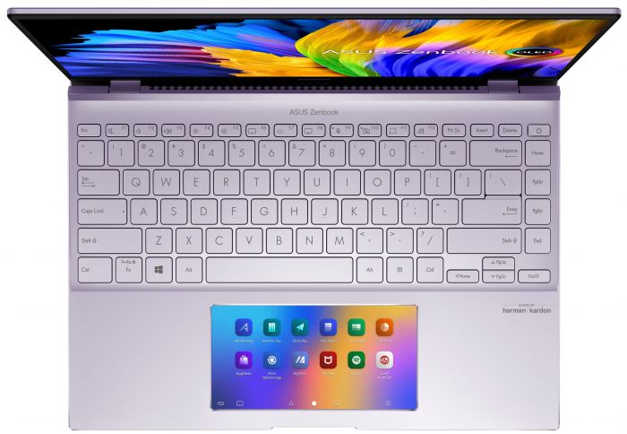 Ноутбук ASUS ZenBook UX5400EG-KN129 14WQXGA+ Touch OLED/Intel i7-1165G7/16/1024F/NVD450-2/noOS/Lilac Mist