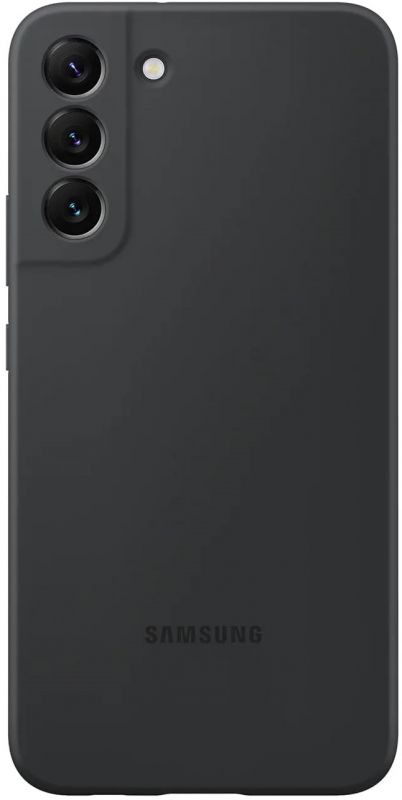 Чохол Samsung Silicone Cover для смартфону Galaxy S22+ (S906) Black