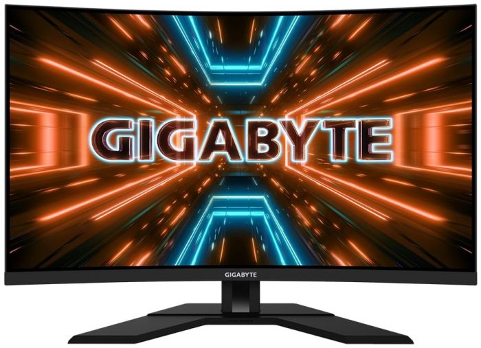 Монітор LCD GIGABYTE 31.5" M32QC, 2xHDMI, DP, USB-C, 2xUSB, VA, 2560x1440, 170Hz, 1ms, 94%DCI-P3, CURVED, FreeSync, HDR400