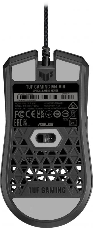 Миша ASUS TUF M4 Air Shell IPX6 USB Black