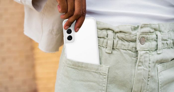 Чохол Samsung Frame Cover для смартфону Galaxy S22 (S901) Transparency