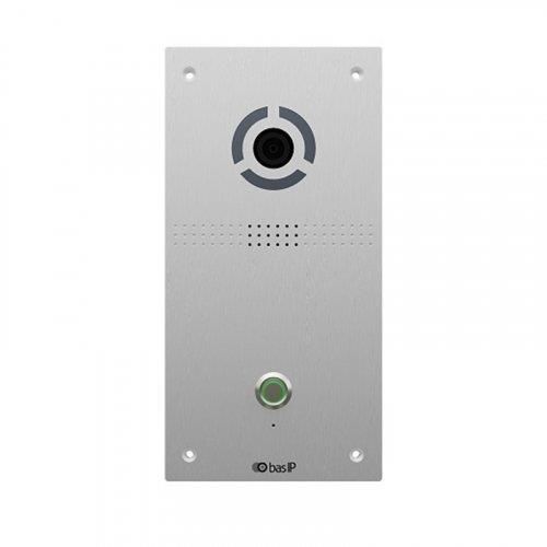 Панель виклику BAS-IP AV-04FD, персональна, 1MP, 90 градусів, переадресація, сріблястий