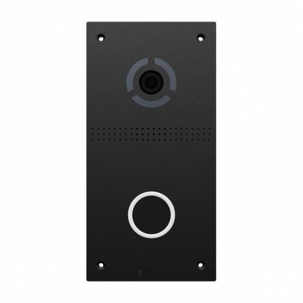 Панель виклику BAS-IP AV-05FD, персональна, 2MP, 110 градусів, переадресація, безконтактна, чорний