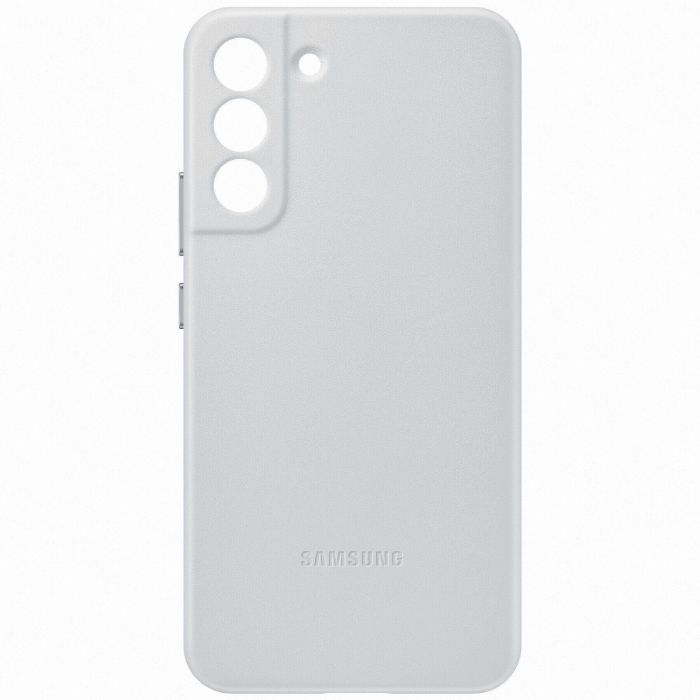 Чохол Samsung Leather Cover для смартфону Galaxy S22+ (S906) Light Gray