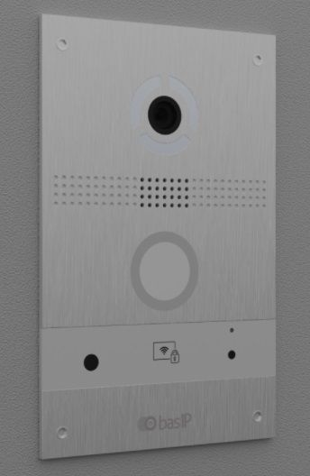 Панель виклику BAS-IP AV-08FB, персональна, 2MP, 90 градусів, переадресація, безконтактна картка, сріблястий