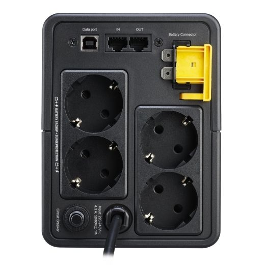 Джерело безперебійного живлення APC Back-UPS 950VA, Schuko
