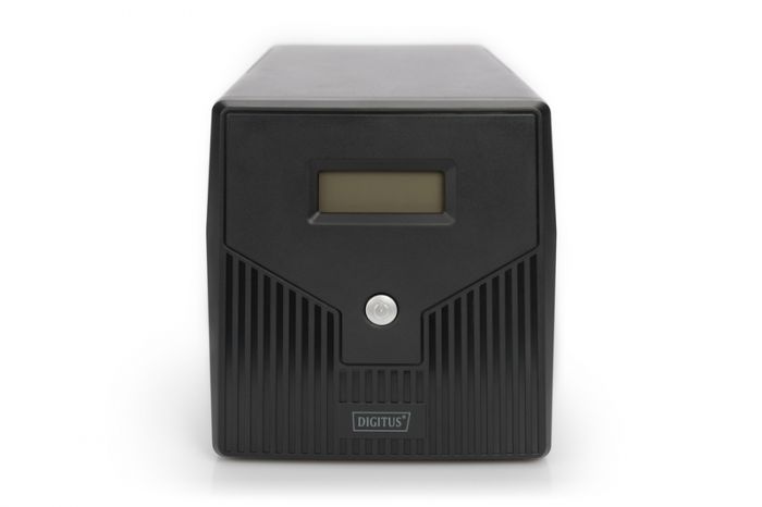 ДБЖ DIGITUS Line-Interactive, 2000VA/1200W, LCD, 4xSchuko, RJ45, RS232, USB