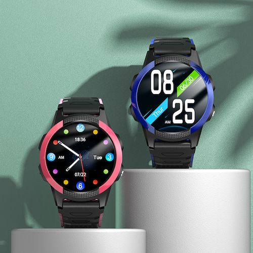 Дитячий GPS годинник-телефон GOGPS ME X03 Рожевий