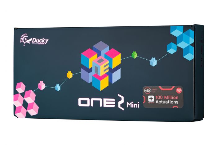 Клавіатура Ducky One 2 Mini Cherry Speed Silver RGB LED RU PBT White