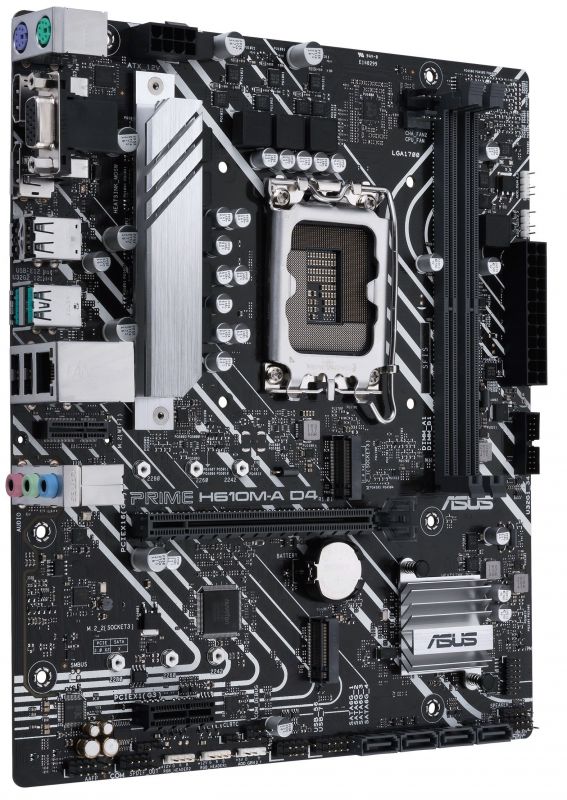 Материнcька плата ASUS PRIME H610M-AD4 s1700 H610 2xDDR4 M.2 HDMI-DP-VGA mATX