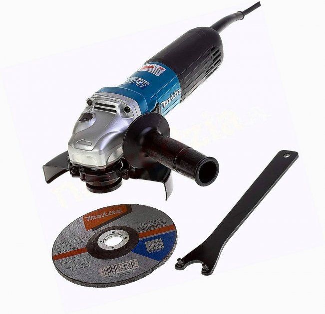 Шліфмашина кутова Makita GA6040C, 1400 Вт, 150 мм, 9000 об/хв, 2.6 кг