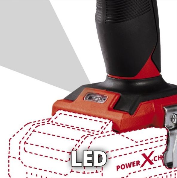 Шуруповерт ударний Einhell TE-CD 18/48 Li-i акум., Solo, 18 В, 48 Нм, 1.5 кг