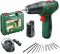Шуруповерт-дриль Bosch EasyDrill 1200, 12В, 2х1.5Ач, 30Нм, набір свердл і біт, 0.94кг, кейс